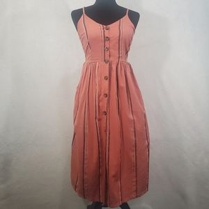 Plaid cotton dress size Medium